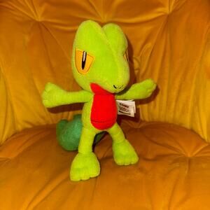 TOMY Pokémon Treecko Plush | EUC / New Without Tags | 2015 Official Licensed